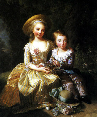 Portrait of Madame Royale and Louis Joseph